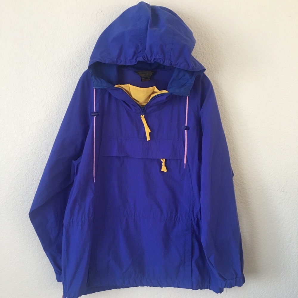 💙VTG y2k Eddie Bauer popover windbreaker
